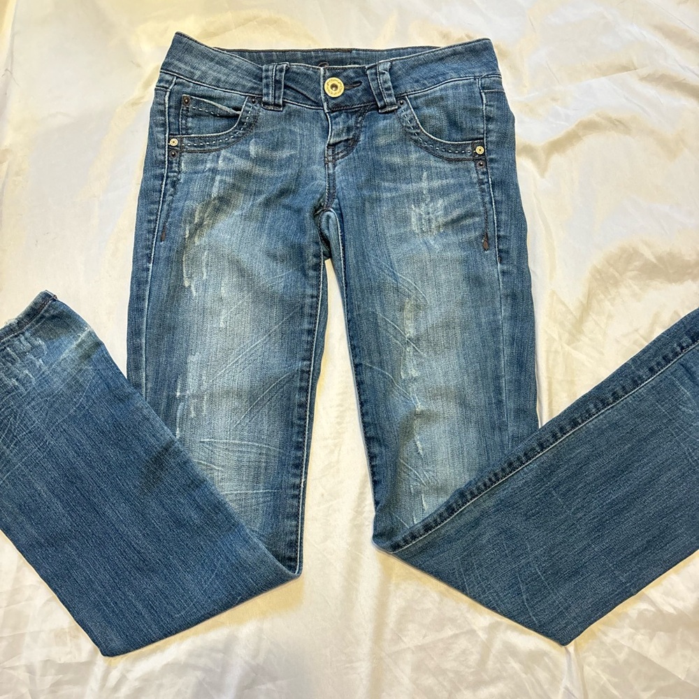 Y2K super low rise jeans